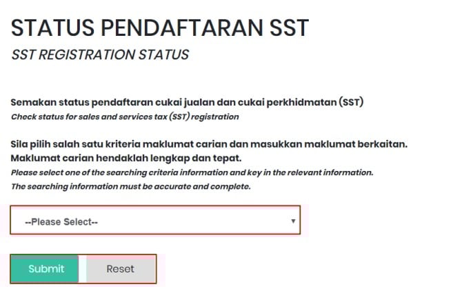 registration status mysst